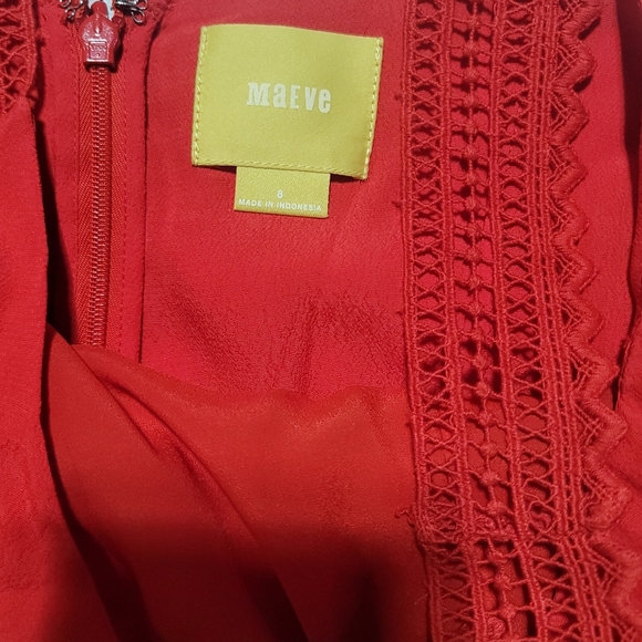 Anthropologie Maeve Tisana Tiered Crochet Dress - Picture 4 of 8